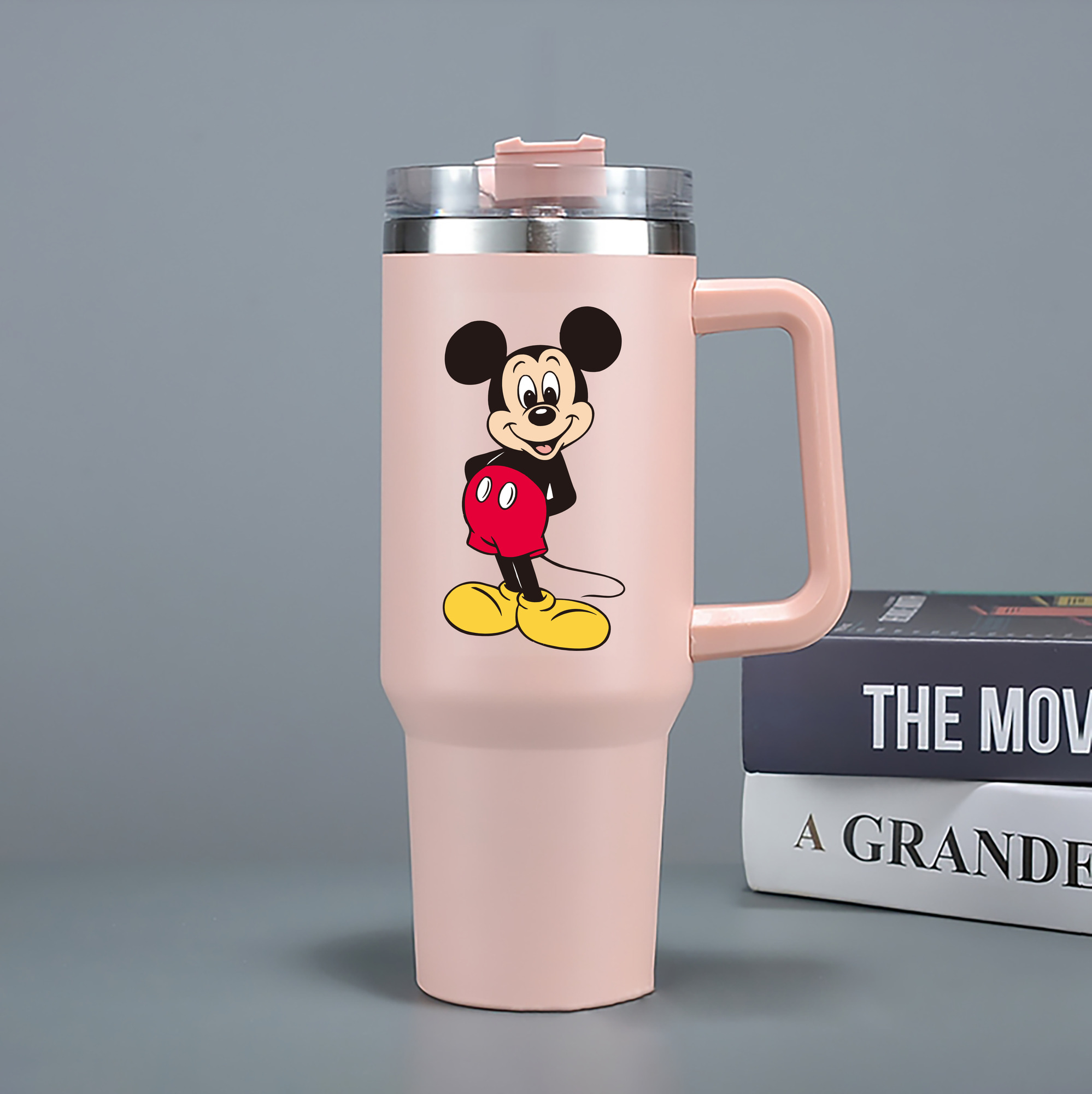 （画像用） ミッキーマウス Mickey Mouse 1200mL車用タンブラー（カラープリント）